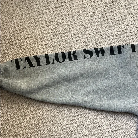 Taylor Swifts Eras Tour Gray Half-Zip Sweater - Picture 2 of 6